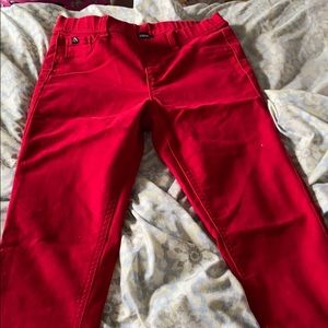 Red pants